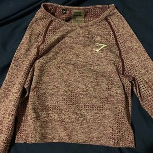Gymshark long sleeve crop top